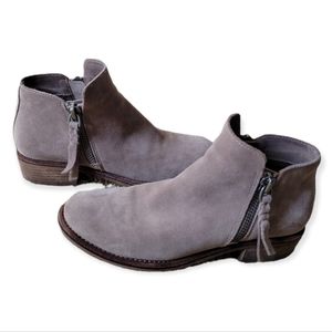 DOLCE VITA Suede Ankle Western Booties